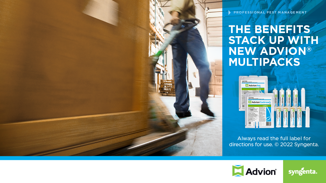 The benefits stack up with Advion Multipacks