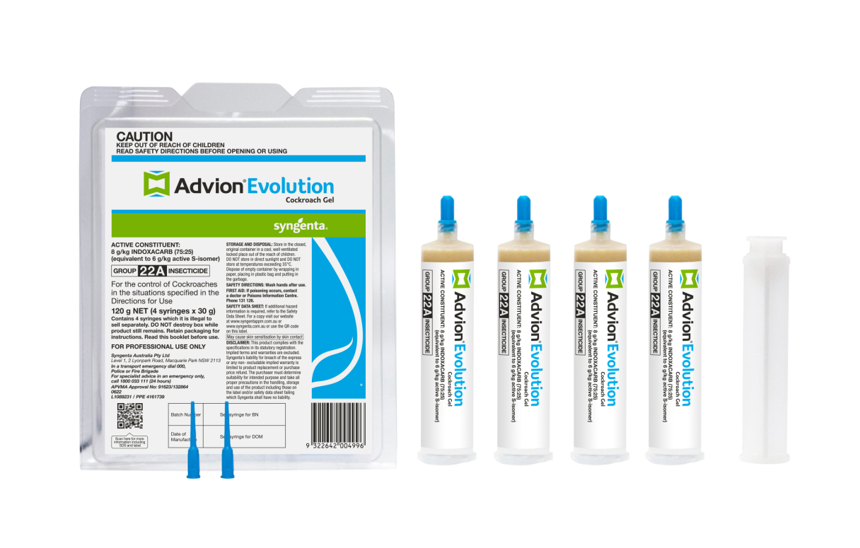 ADVION Evolution Cockroach Gel pack shot